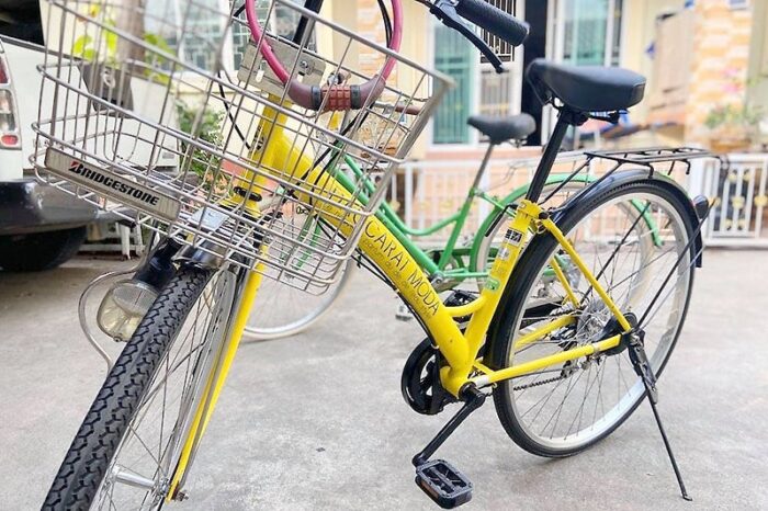 幸せの黄色い自転車ガネーシャ号