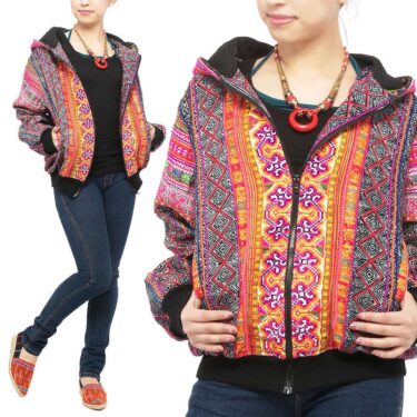 きれいな刺繍のモン族ジャケット