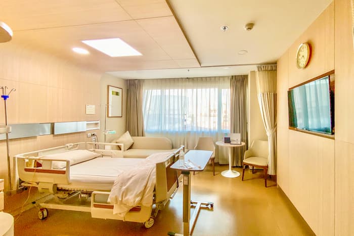 バンコクで入院した病室