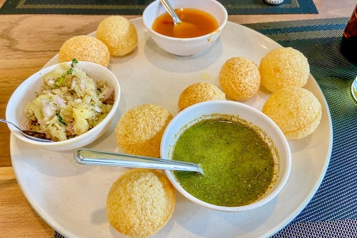 インドの屋台スナック パニプリ（ゴルガッパ）